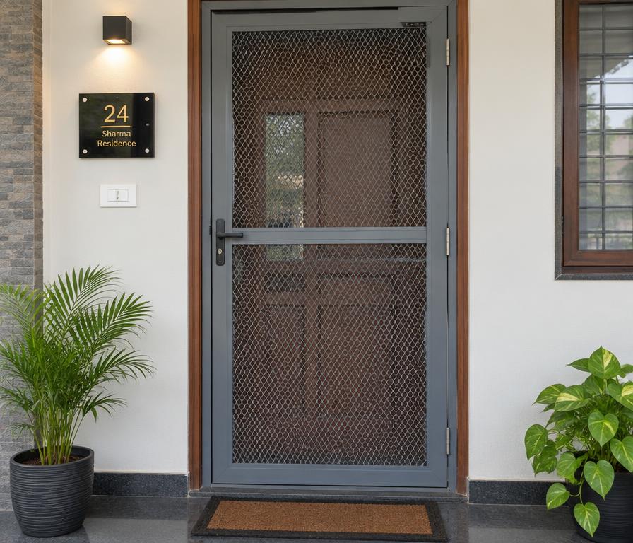 Metal Door – mosquito screen and fitting solution